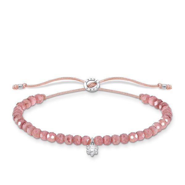 Thomas Sabo Jáspis állítható ezüst karkötő cirkóniával A1987-401-9-L20v