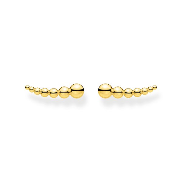 Thomas Sabo Bogyós beakasztós aranyozott ezüst fülbevaló H2156-413-39