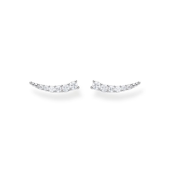 Thomas Sabo Bogyós beakasztós ezüst fülbevaló cirkónia kövekkel H2158-051-14