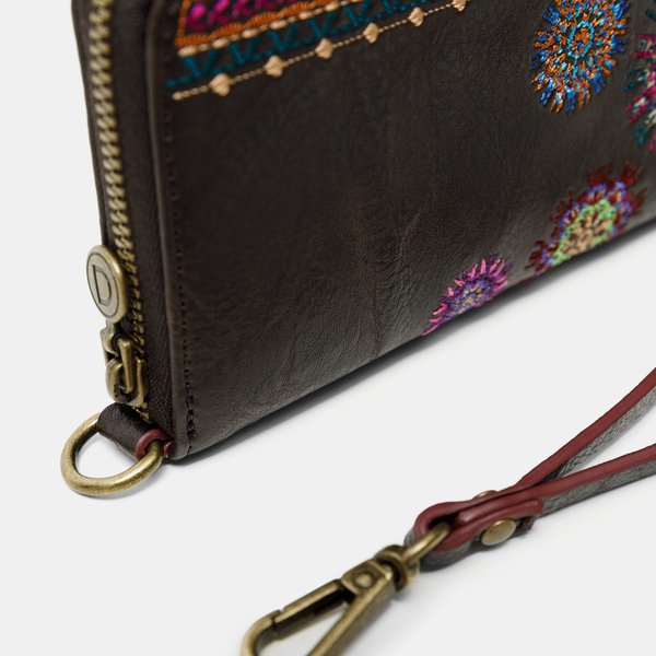 Desigual Marron oscuro pénztárca 20WAYP35