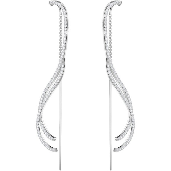 Swarovski Hullámos függő fülbevaló kristályokkal 5368895
