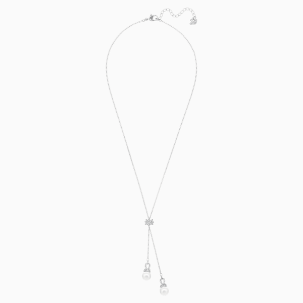 Swarovski Ezüst színű nyaklánc függő gyöngyökkel 5467313