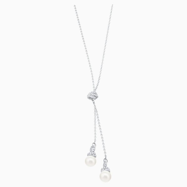 Swarovski Ezüst színű nyaklánc függő gyöngyökkel 5467313