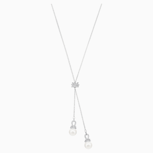 Swarovski Ezüst színű nyaklánc függő gyöngyökkel 5467313