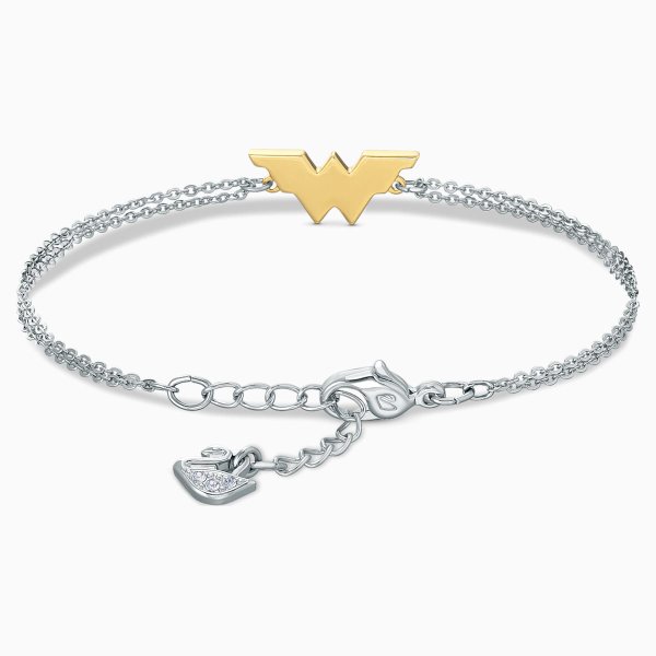 Swarovski Wonder Women ezüst és arany színű karkötő 5502311