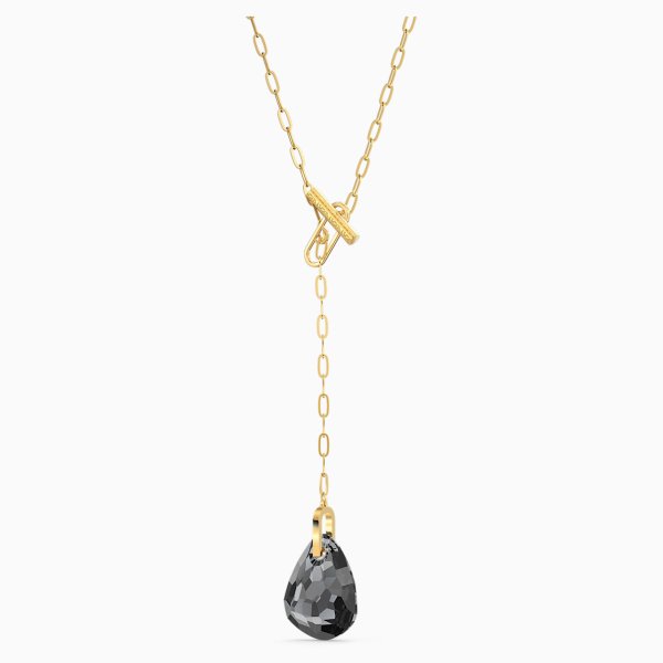 Swarovski T bar Y arany színű nyaklánc kristállyal 5565997