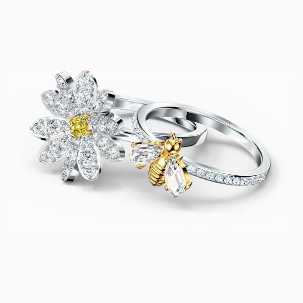 Swarovski Eternal flower bicolor gyűrű 