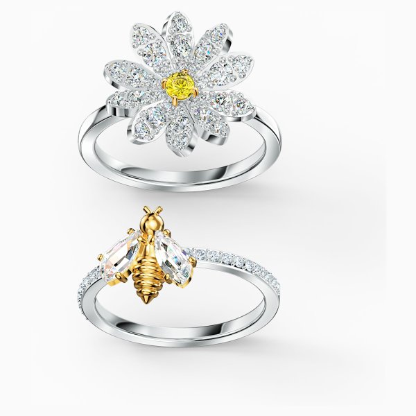 Swarovski Eternal flower bicolor gyűrű 