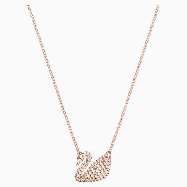 Swarovski Ikonikus hattyú rozé nyaklánc 5368988