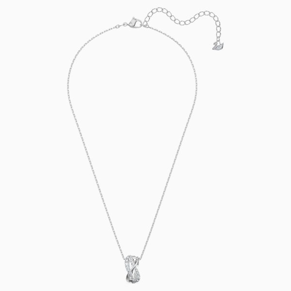 Swarovski Twist ékszer szett fehér kristályokkal 5579790
