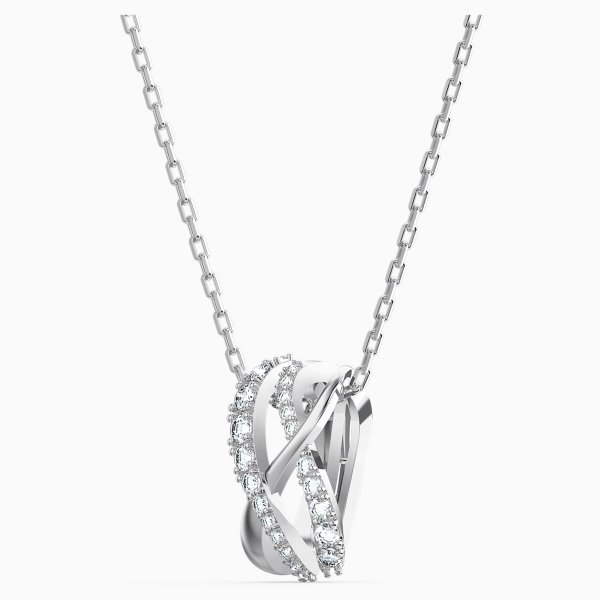 Swarovski Twist ékszer szett fehér kristályokkal 5579790