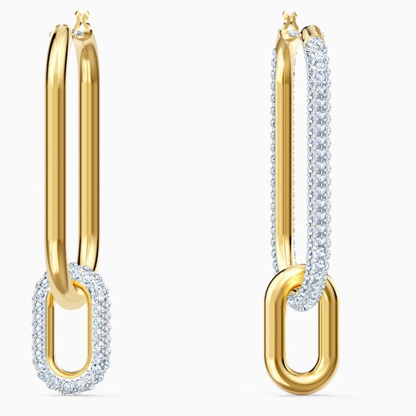 Swarovski Time ovális arany színű fülbevaló 5558341