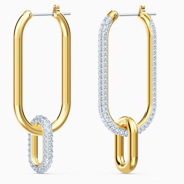 Swarovski Time ovális arany színű fülbevaló 5558341