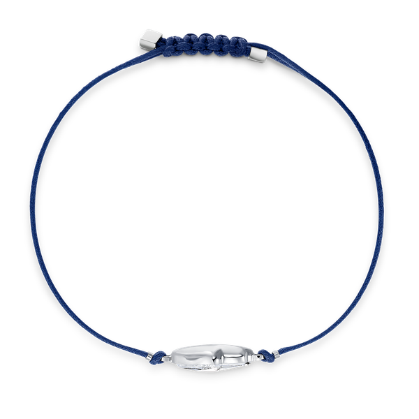 Swarovski Power Hamza keze kék szövet karkötő 5523154