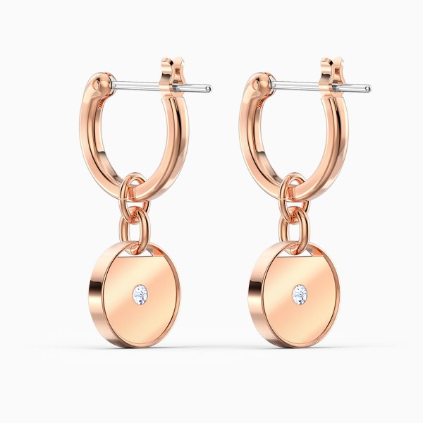 Swarovski Ginger mini karika rozé fülbevaló 5567528