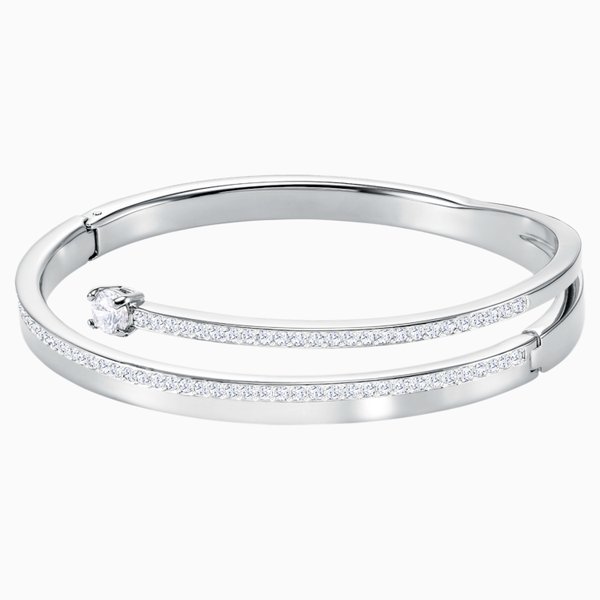 Swarovski Fresh ezüst színű karperec kristályokkal 