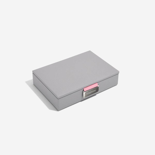 Stackers Szürke mályva mini fedeles doboz 73536