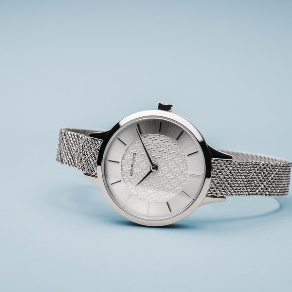 Bering Ezüst csiszolt női óra 17831-000