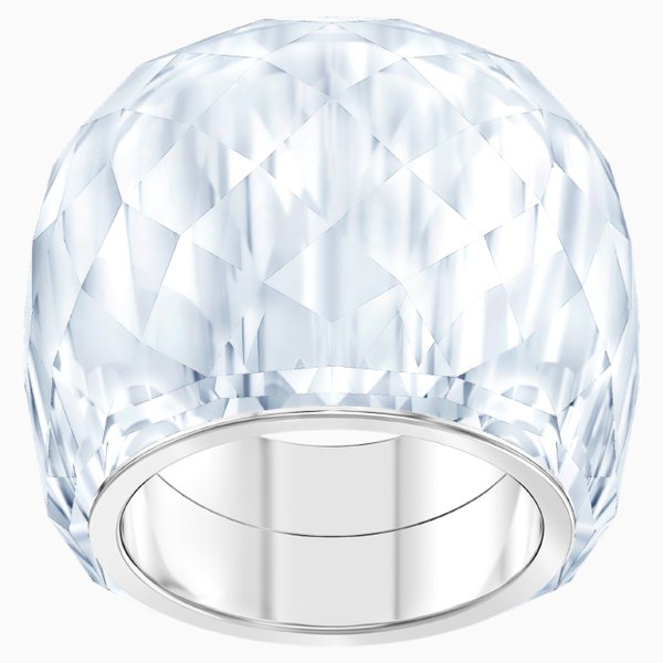 Swarovski Nirvana ezüst színű fehér gyűrű 