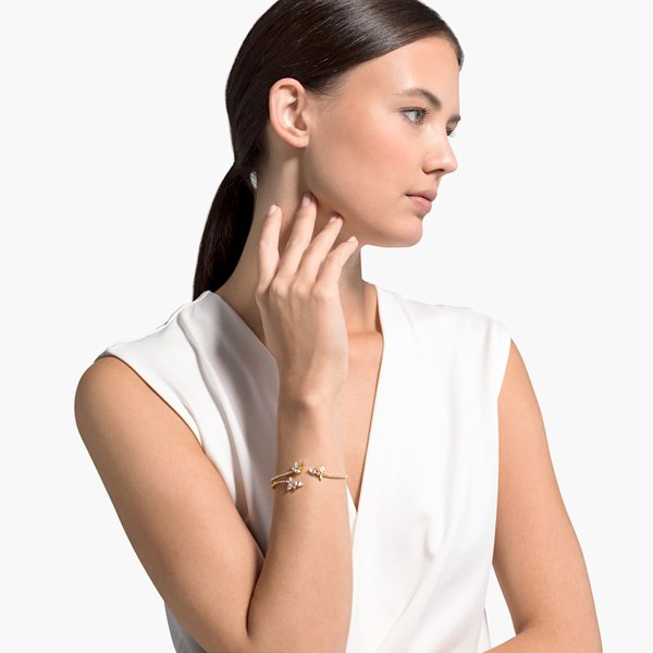 Swarovski Botanical arany színű karperec kristályokkal 5535782