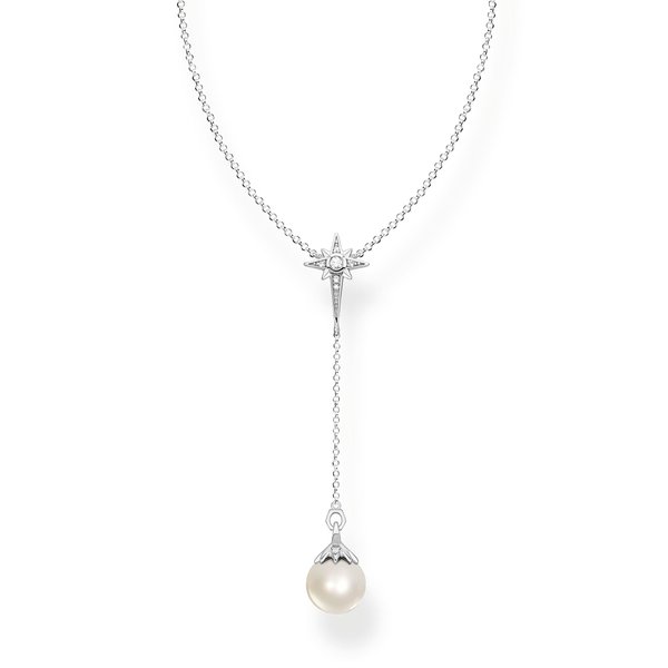 Thomas Sabo Ezüst nyaklánc csillaggal tenyésztett gyönggyel KE1986-167-14-L45v