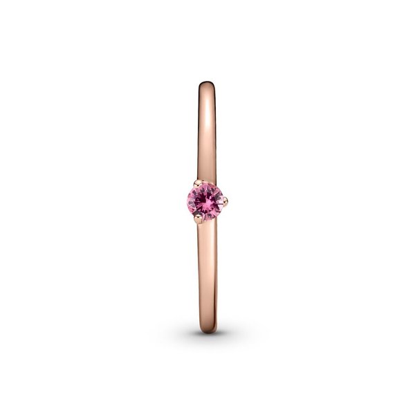 Pandora ékszer Rózsaszín solitaire rozé gyűrű 