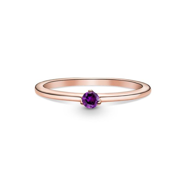 Pandora ékszer Lila solitaire rozé gyűrű 