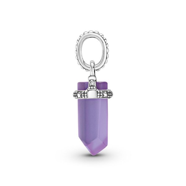 Pandora ékszer Lila kristály amulett 399185C01