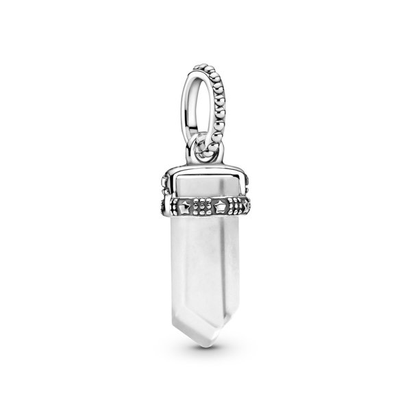 Pandora ékszer Fehér kristály amulett 399185C03