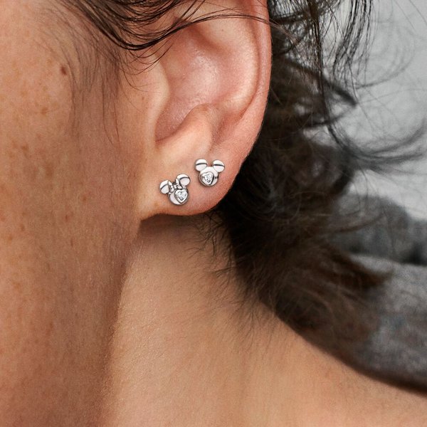 Pandora ékszer Disney Mickey és Minnie fülbevaló 299258C01