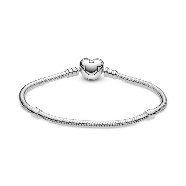 Pandora ékszer Disney Moments Mickey szívkapcsos kígyólánc karkötő 