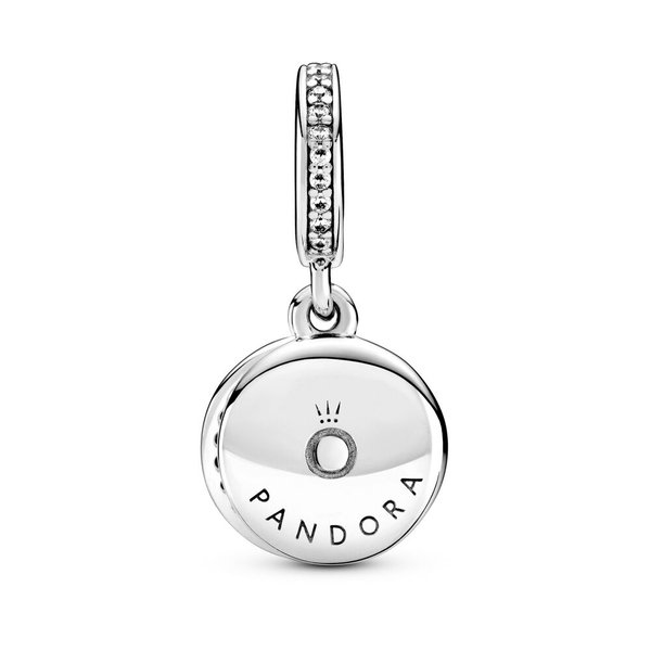 Pandora ékszer Ezüst függő charm piros kövekkel 799186C03