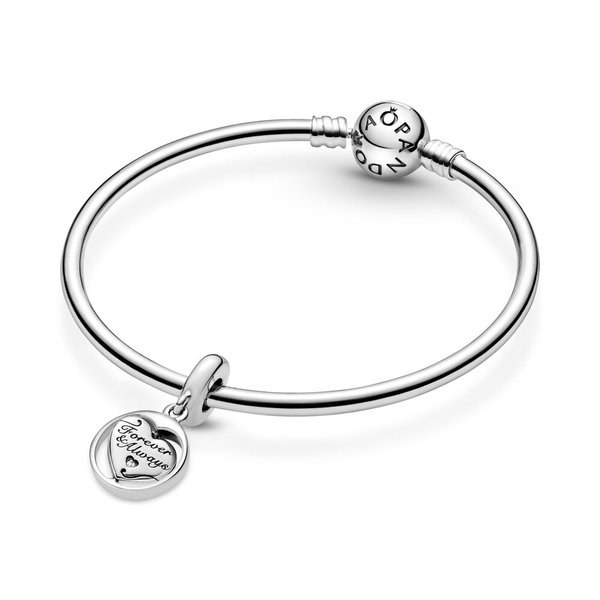 Pandora ékszer Mindig és örökké lelki társak függő ezüst charm 799266C01