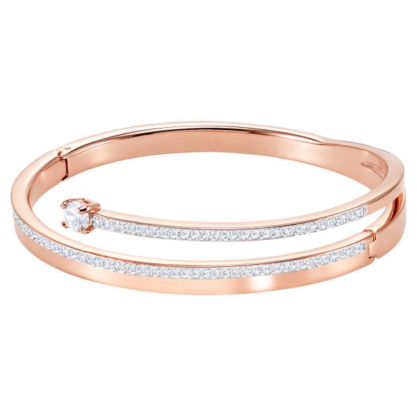 Swarovski Fresh rozé színű karperec kristályokkal 