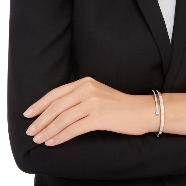 Swarovski Fresh rozé színű karperec kristályokkal 