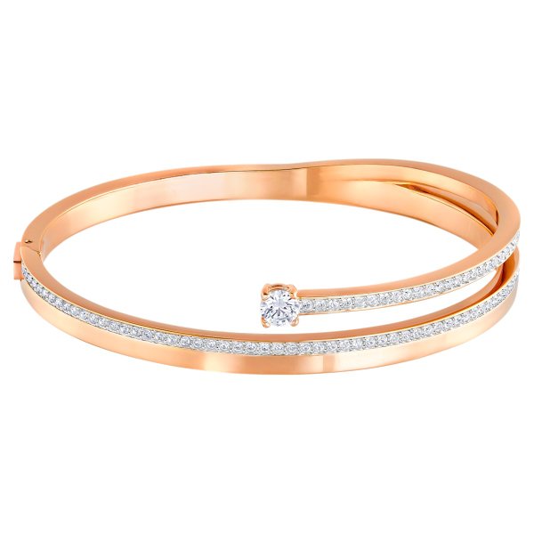 Swarovski Fresh rozé színű karperec kristályokkal 