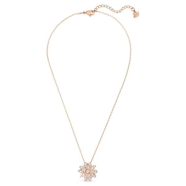 Swarovski Örök virág rozé nyaklánc kristályokkal 5540973
