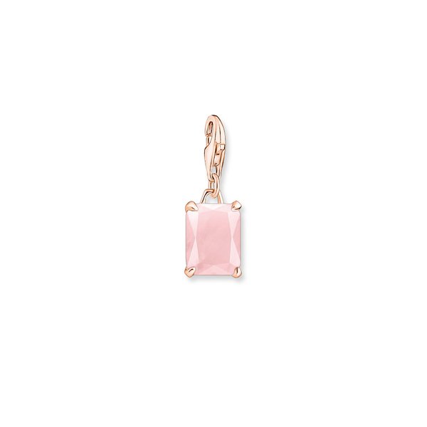 Thomas Sabo Rozé charm rózsakvarc kővel 1867-536-9