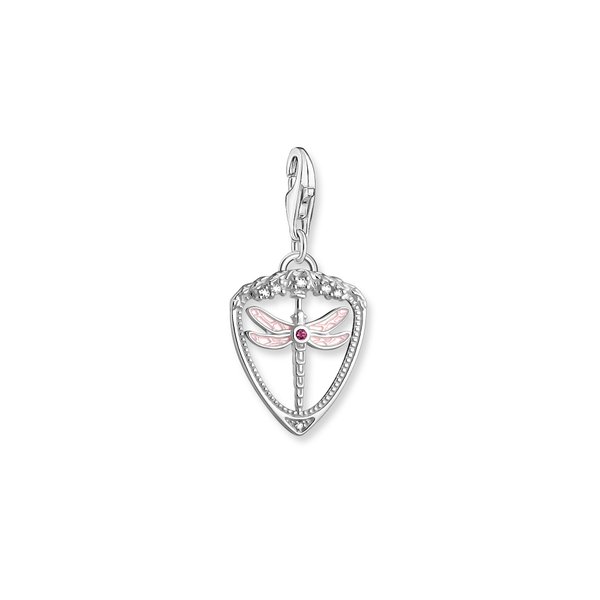 Thomas Sabo Sziatakötő charm rózsaszín zománccal 1865-039-9