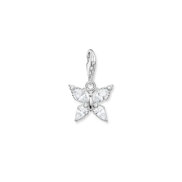 Thomas Sabo Cirkónia pillangó ezüst charm 1862-051-14