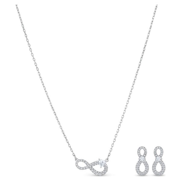 Swarovski Infiniti szett fehér Swarovski kristállyal 5540702