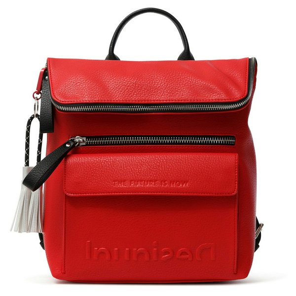 Desigual Embossed half logo nerano piros hátizsák 21SAKP08