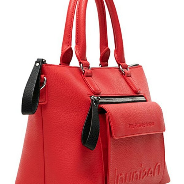 Desigual Embossed half logo padua piros táska 21SAXPB2/3092