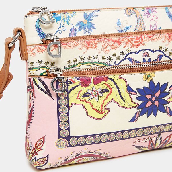 Desigual Pink boho durban táska 21SAXPCI