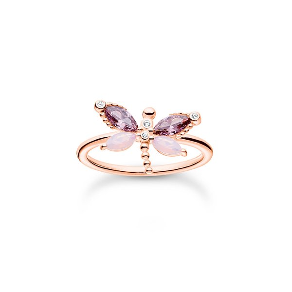 Thomas Sabo Rozé szitakötő gyűrű 