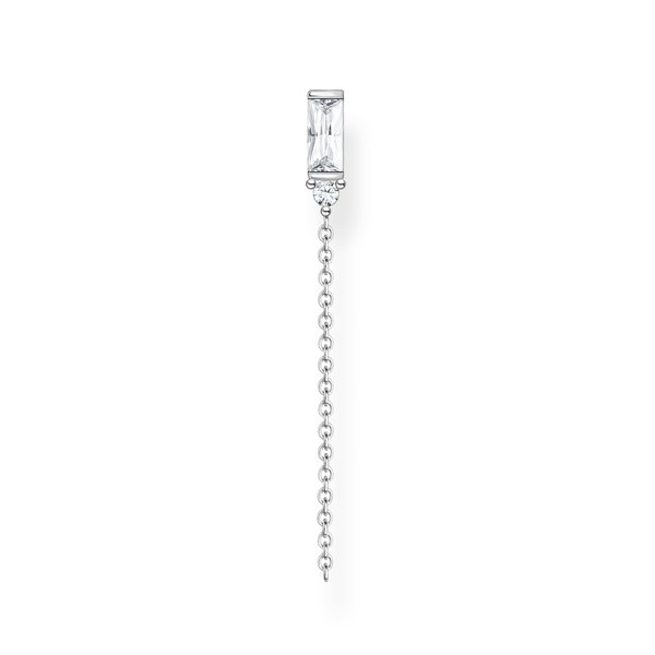Thomas Sabo Fél pár ezüst négyzet és kör függő fülbevaló H2183-051-14