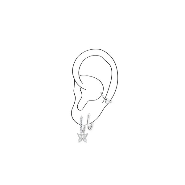 Thomas Sabo Fél pár ezüst pillangó fülbevaló dísz EP014-051-14