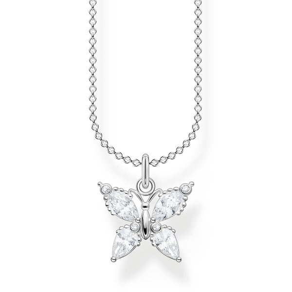 Thomas Sabo Ezüst nyaklánc cirkónia pillangó medállal KE2101-051-14-L45
