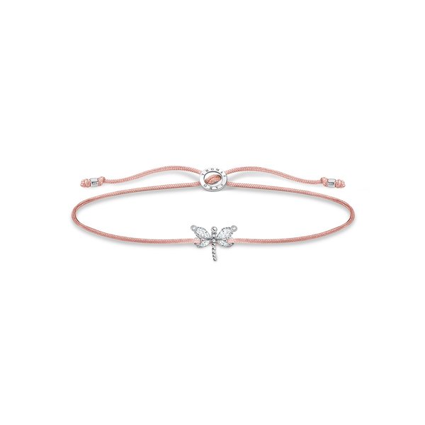 Thomas Sabo Állítható textil karkötő szitakötővel LS118-401-19-L20v
