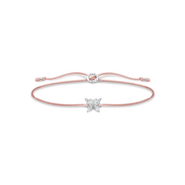 Thomas Sabo Állítható textil karkötő pillangóval LS117-401-19-L20v